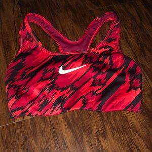 Nike dri fit sports bra .